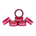 Meesho Pink Printed Packaging Tape Roll - Image 2